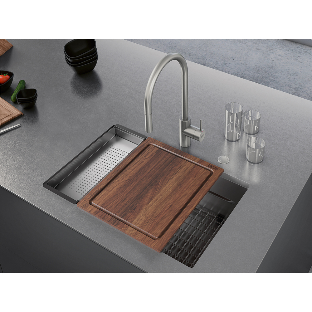 Peak PKX11028-WKC Stainless Steel Workcenter Kitchen Sink - Image 5