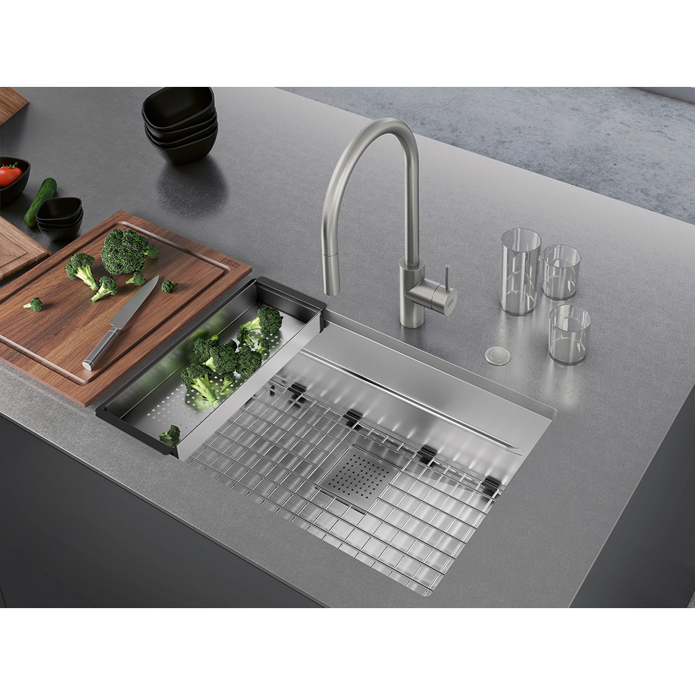 Peak PKX11028-WKC Stainless Steel Workcenter Kitchen Sink - Image 3