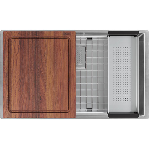 Peak PKX11028-WKC Stainless Steel Workcenter Kitchen Sink