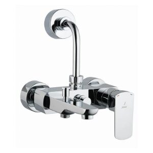 Single Lever Wall Mixer 3-in-1 System - Chrome