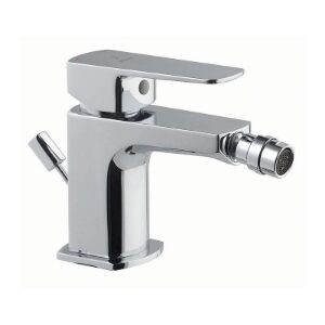 Single Lever 1-Hole Bidet Mixer with Popup Waste System - Chrome